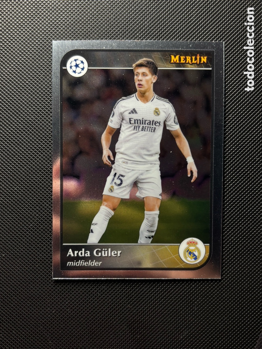 Trading cards: ARDA GULER TOPPS MERLIN REAL MADRID