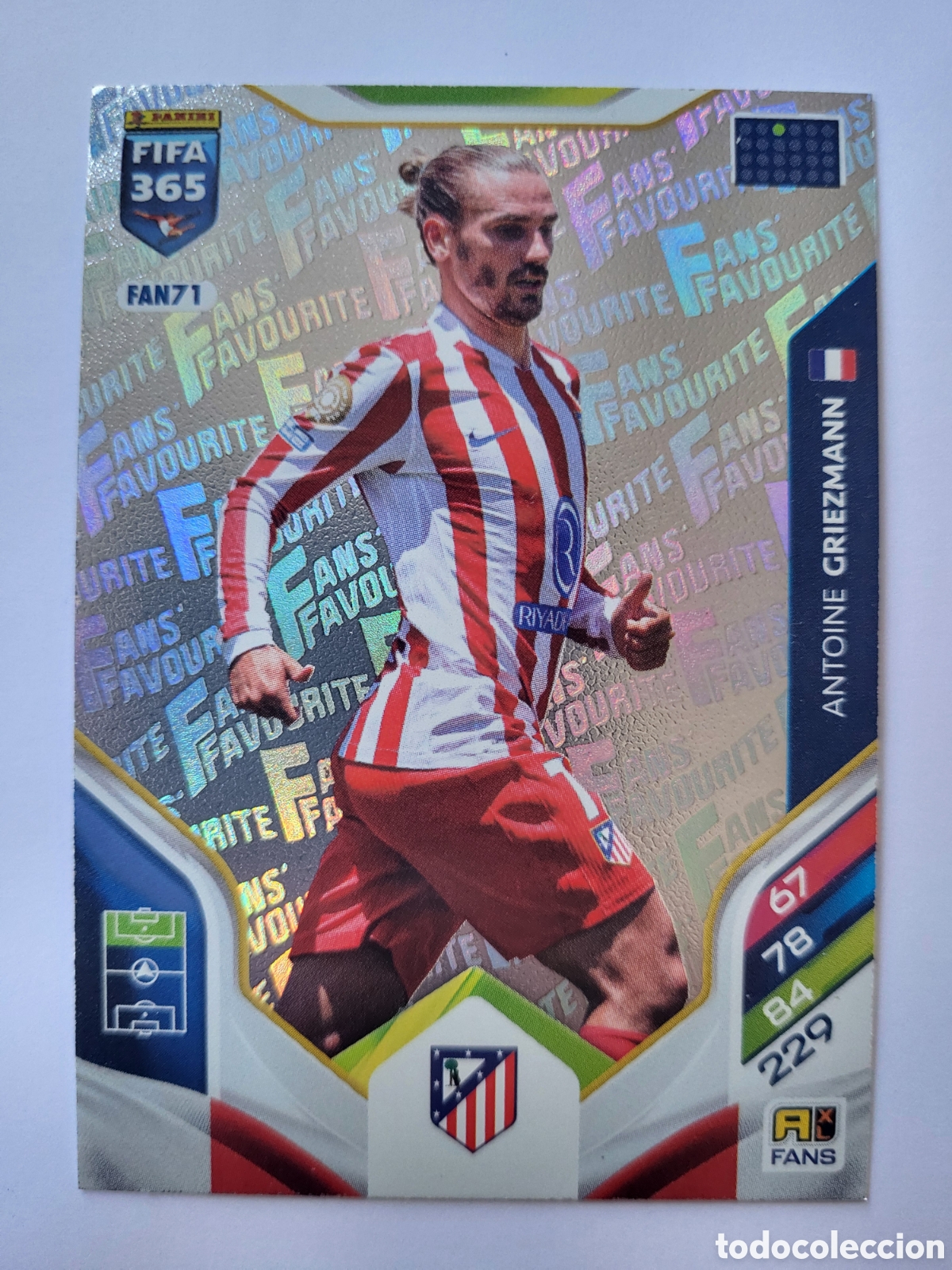 Trading cards: FAN71 Antoine Griezmann Fans Favourite [Fans] / FIFA 365 2025