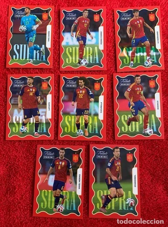 Trading cards: Lote 8 cartas Tributo Panini Vamos Seleccion Espa&ntilde;ola 2026
