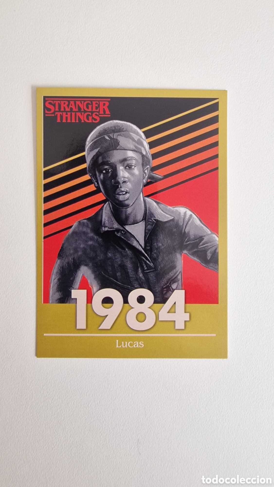 Trading cards: 125 Lucas 1984 Stranger Things Tarjeta Oro Gold