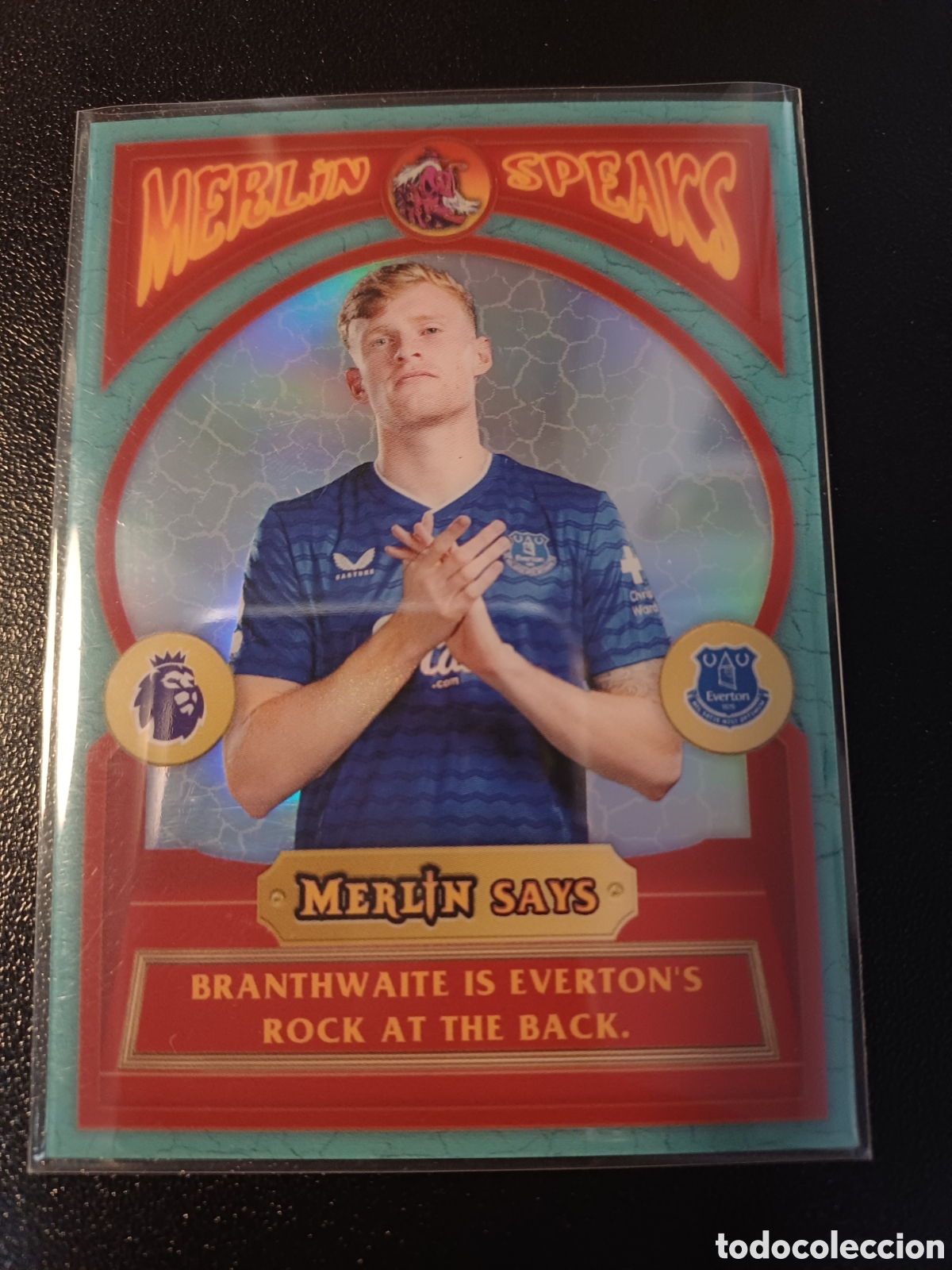 Trading cards: #MS-8 JARRAD BRANTHWAITE EVERTON TOPPS MERLIN PREMIER LEAGUE 2026