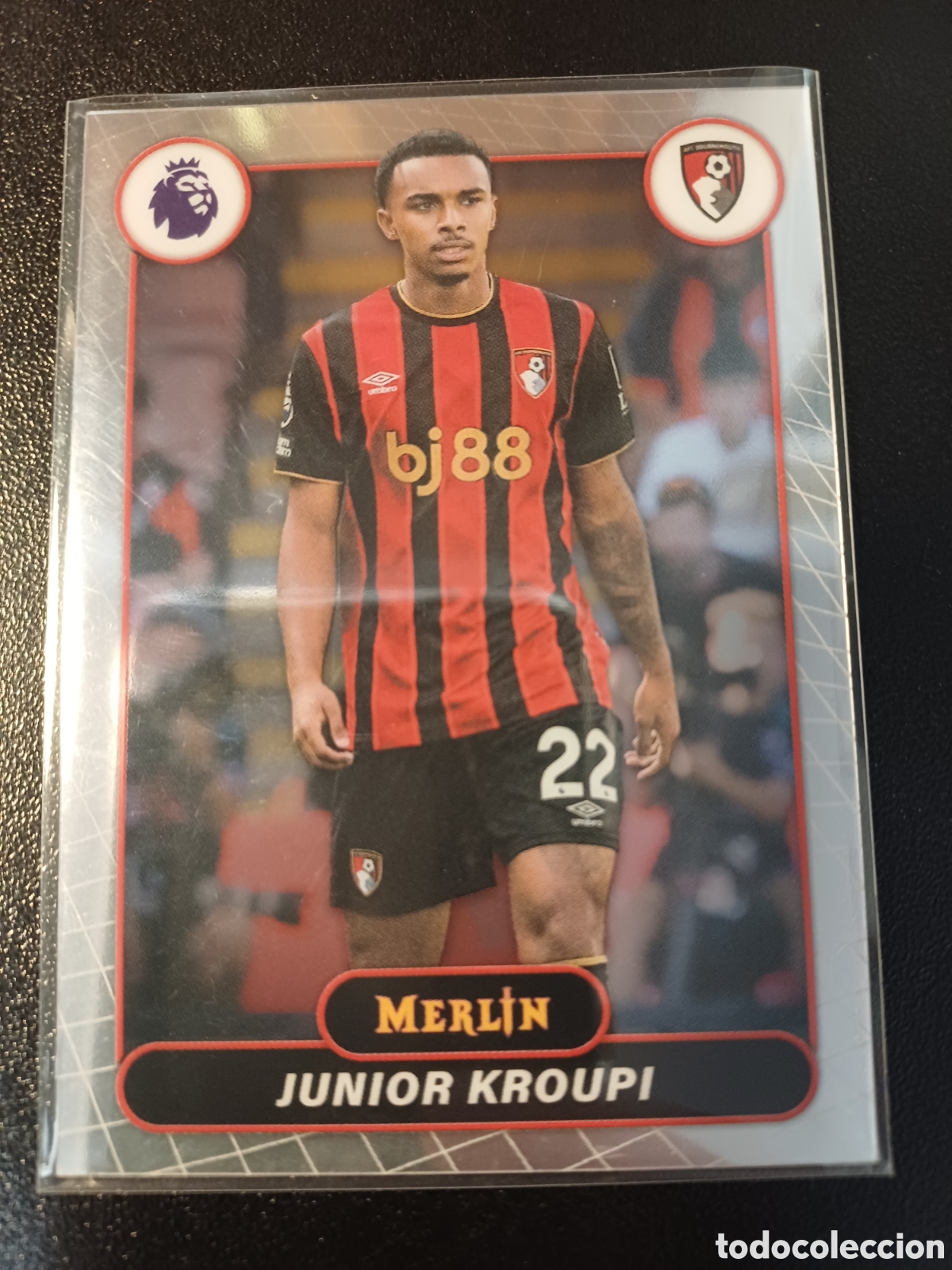 Trading cards: #005 JUNIOR KROUPI BOURNEMOUTH TOPPS MERLIN PREMIER LEAGUE 2026