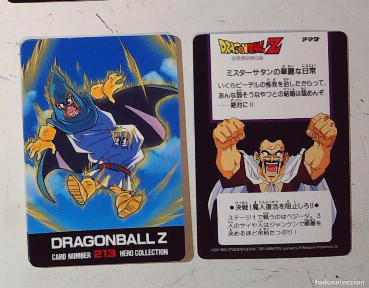 Cartas Colecion&aacute;veis: DRAGON BALL Z AMADA HERO COLLECTION 2 FUNnimTION 2001 N 213