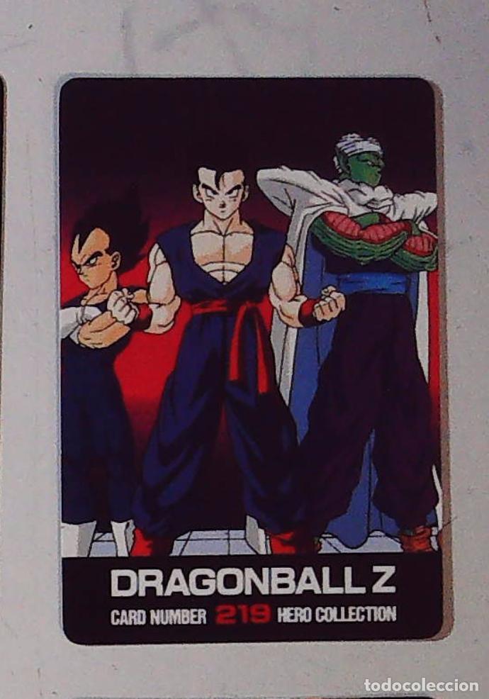 Cartas Colecion&aacute;veis: DRAGON BALL Z AMADA HERO COLLECTION 2 FUNnimTION 2001 N 219
