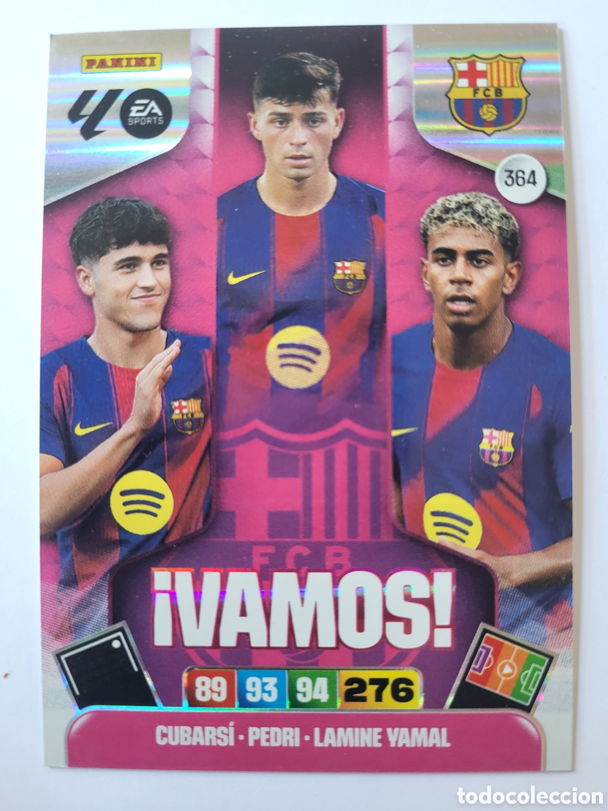 Trading cards: 364 Cubarsi Pedri Lamine Yamal Vamos / Adrenalyn XL 2025