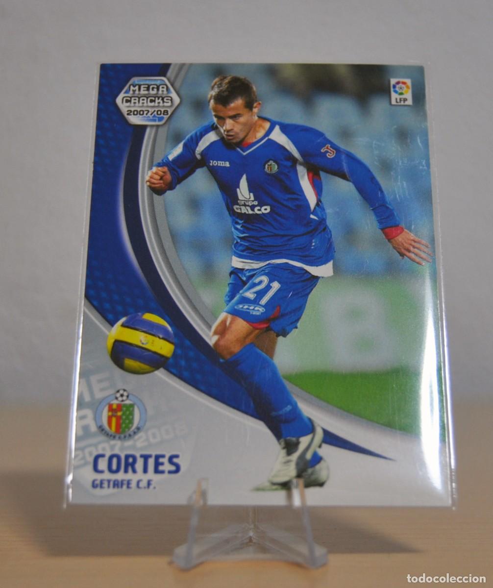 Trading cards: Cortes, n&ordm;129 (C.F. Getafe). Colecci&oacute;n Cromos MegaCracks 2007-2008. Panini.