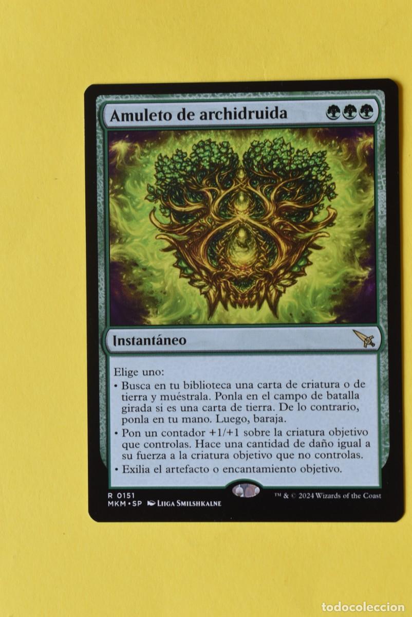 Trading cards: Carta Magic the Gathering. Amuleto de Archiduida. Espa&ntilde;ol. NM