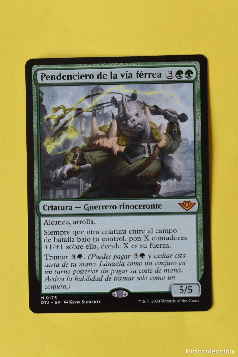 Trading cards: Carta Magic the Gathering. Pendenciero de la v&iacute;a f&eacute;rrea. NM. Espa&ntilde;ol