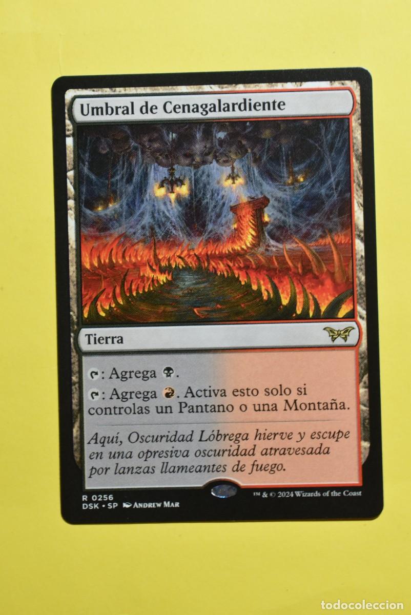 Trading cards: Carta Magic The Gathering. Umbral de cenagalardiente
