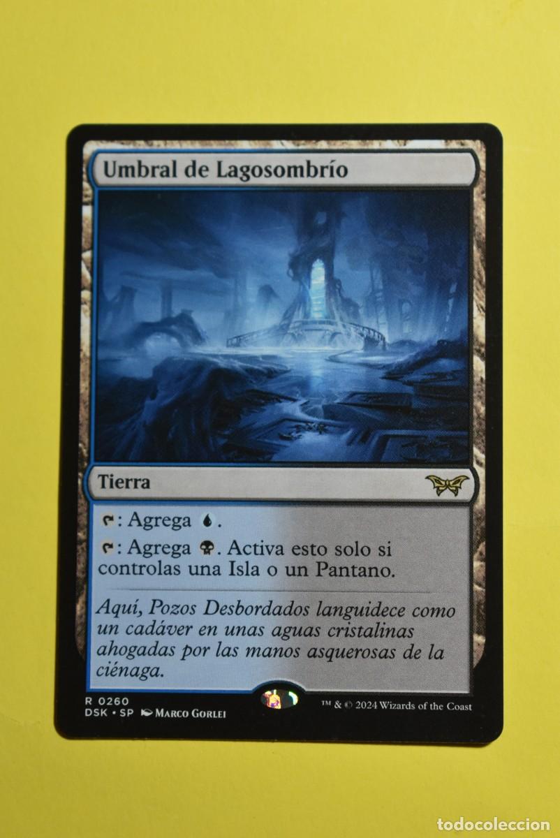 Trading cards: Carta Magic the Gathering. Umnral de Lagosombr&iacute;o. NM. Espa&ntilde;ol