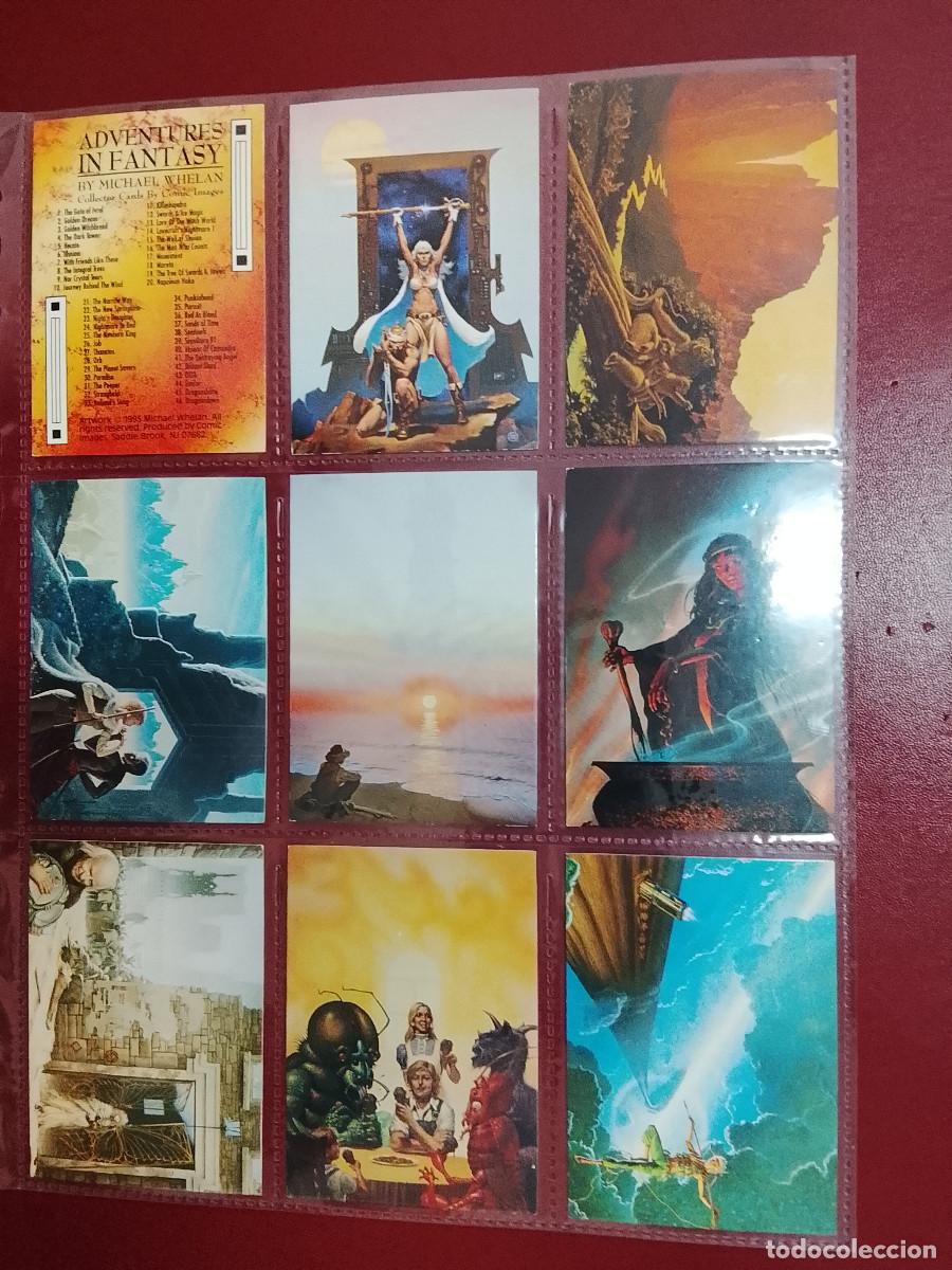 Trading cards: Adventures in Fantasy by Michael Whelan. Collector Cards (90 cartas)