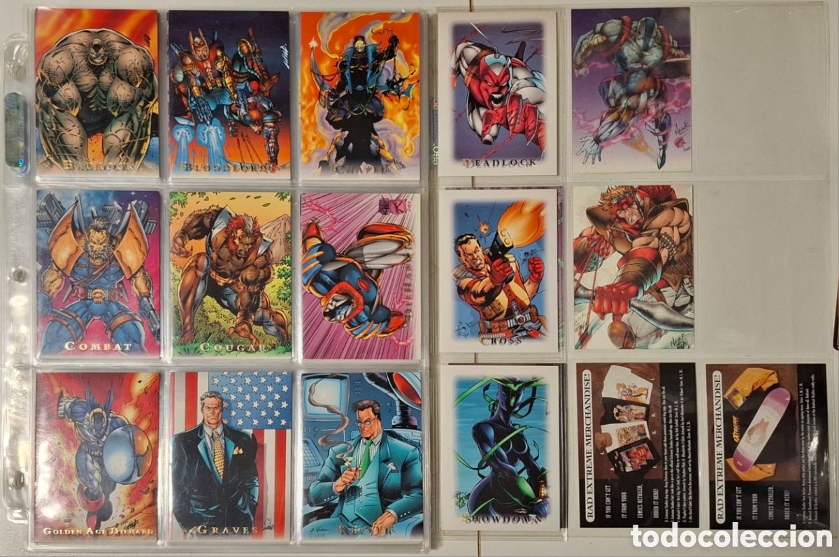 Trading cards: Youngblood card set completo + especiales Skybox 1995