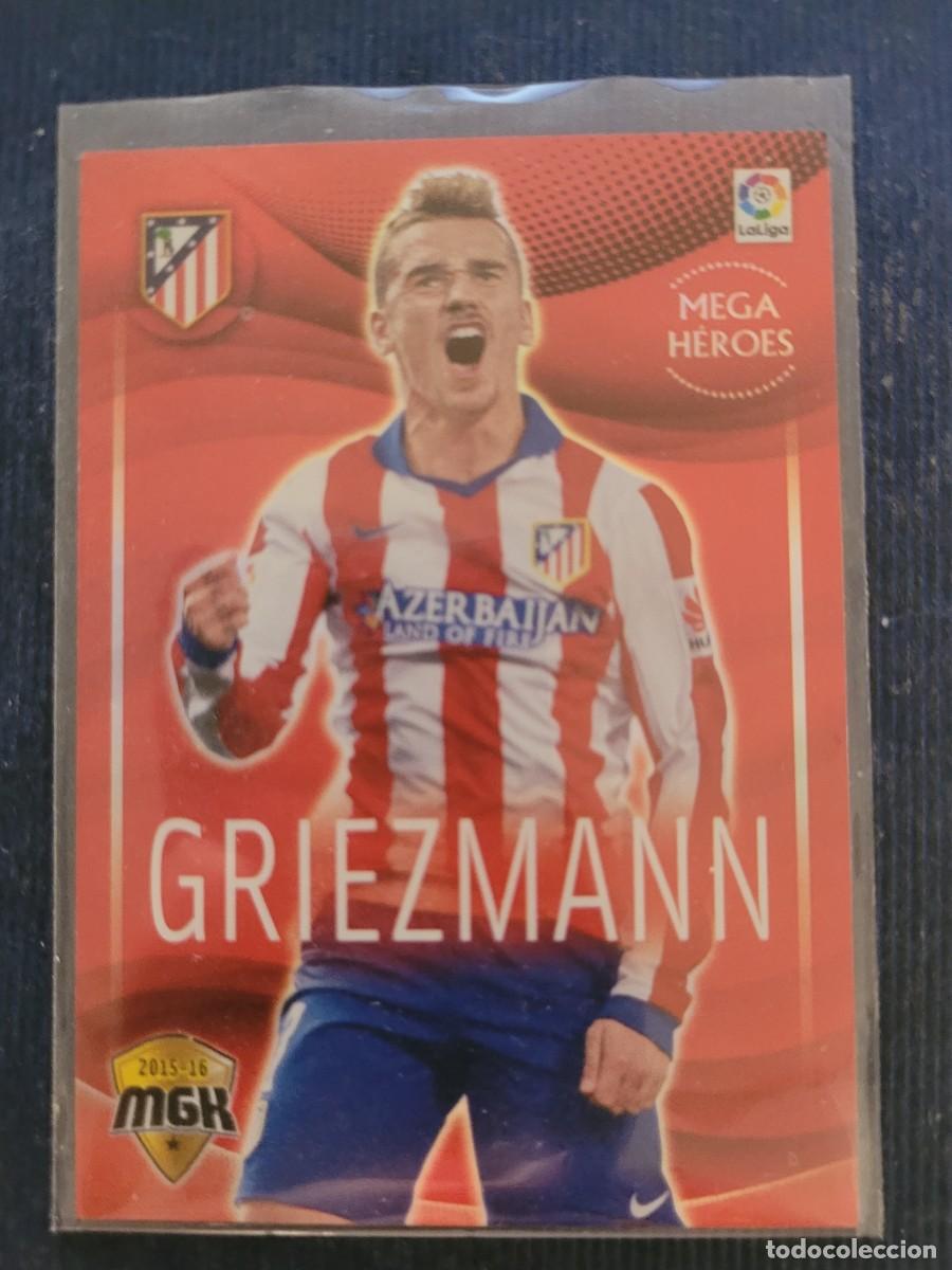 Trading cards: Cromo GRIEZMANN MGK 2015 MEGA HEROES N&ordm;53 TOTALMENTE NUEVO