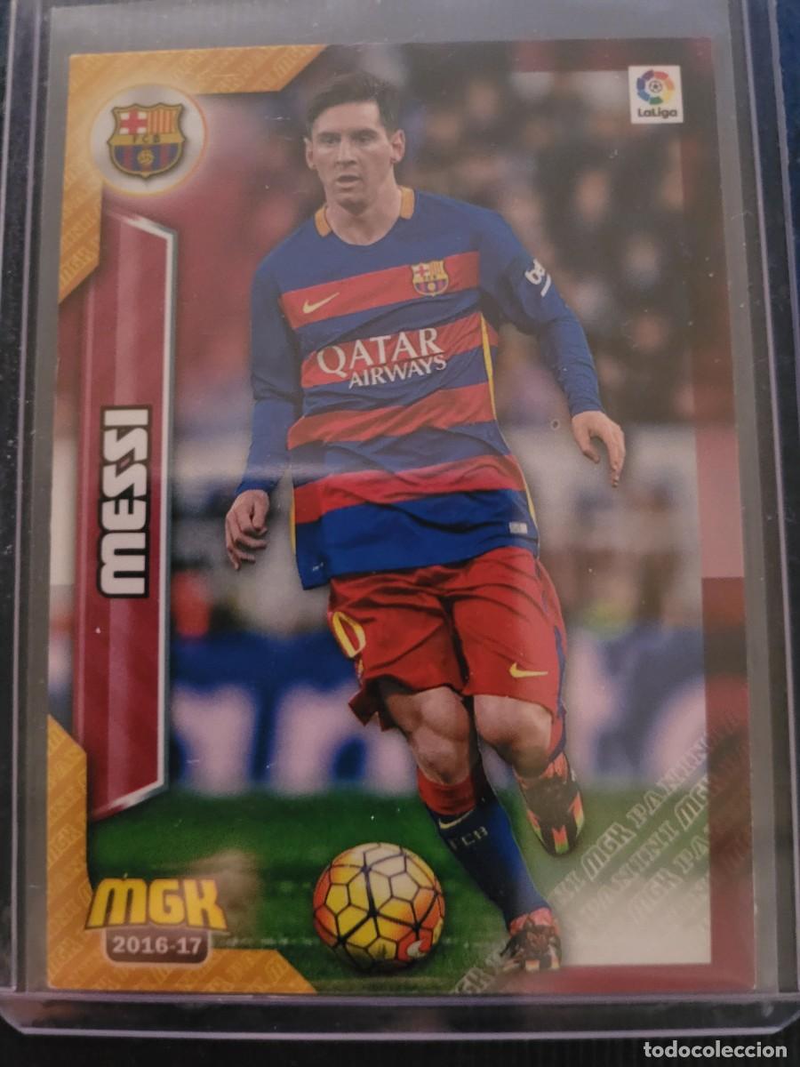Trading cards: Cromo MESSI 2016-17 N&ordm;100 MGK TOTALMENTE NUEVO FUNDA INCLUIDA