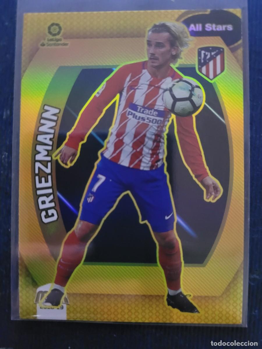 Trading cards: Cromo GRIEZMANN 2018-19 N&ordm;79 ALL STARS MGK TOTALMENTE NUEVO