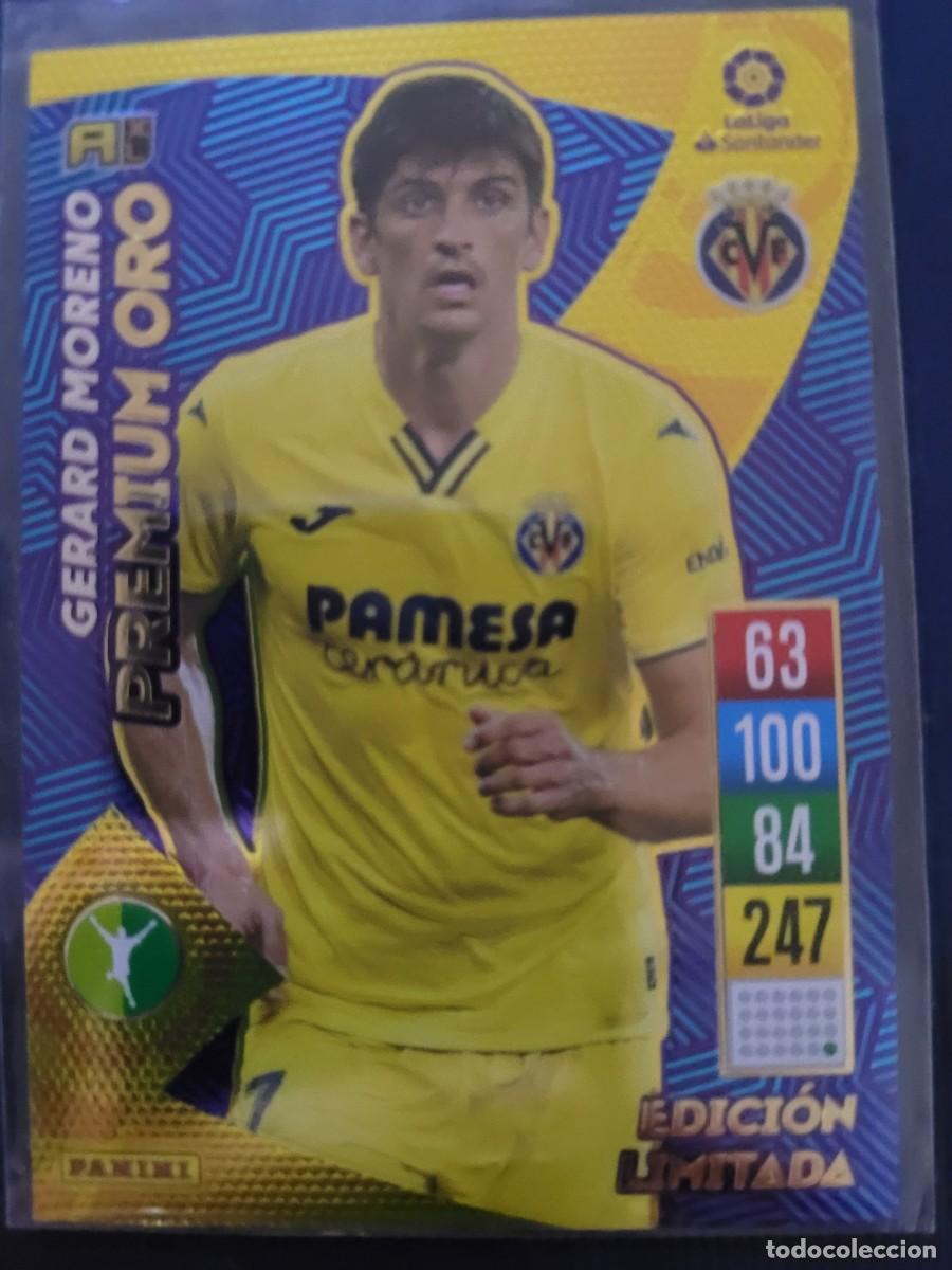 Sammelkarten: Cromo GERARD MORENO 2021-22 PREMIUM ORO ADRENALYN XL TOTALMENTE NUEVO