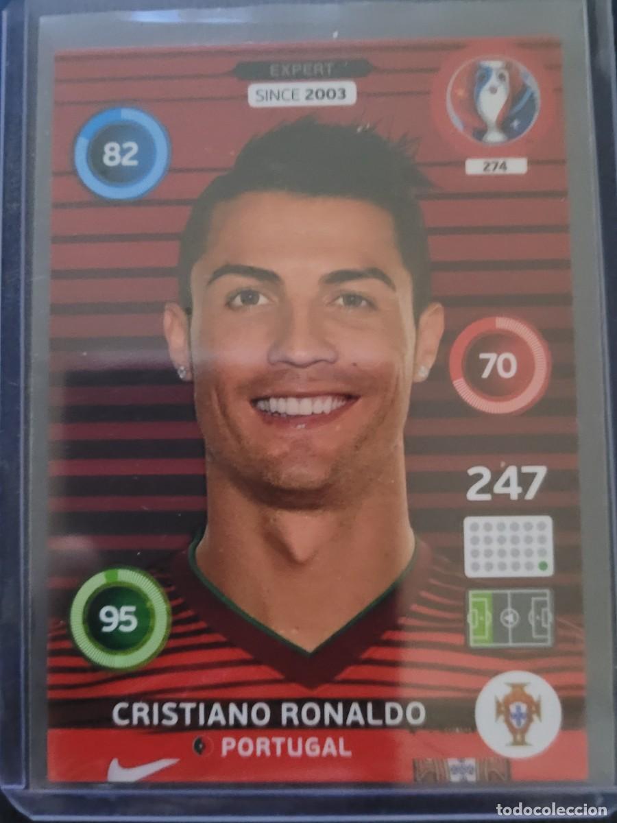 Trading cards: Cromo CRISTIANO RONALDO N&ordm;274 EXPERT EURO 2016 TOTALMENTE NUEVO FUNDA INCLUIDA