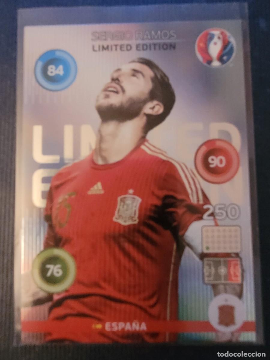 Trading cards: Cromo SERGIO RAMOS EDICION LIMITADA EURO 2016 TOTALMENTE NUEVO