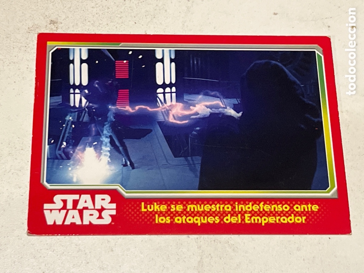 Trading cards: Cromo Carta Star Wars N&ordm; 140 El Retorno Del Jedi Topps El Viaje Hacia El Despertar De La Fuerza