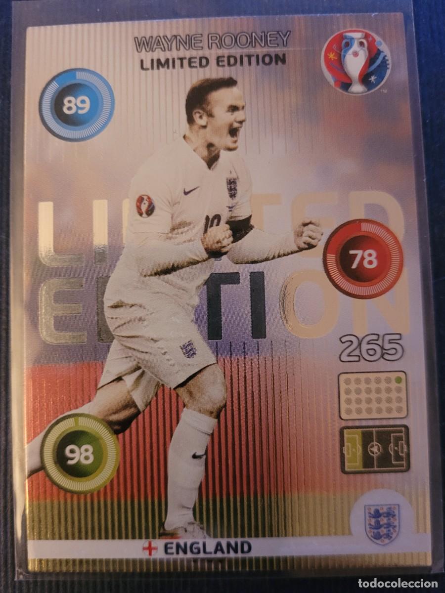 Trading cards: Cromo WAYNE ROONEY EDICION LIMITADA EURO 2016 TOTALMENTE NUEVO