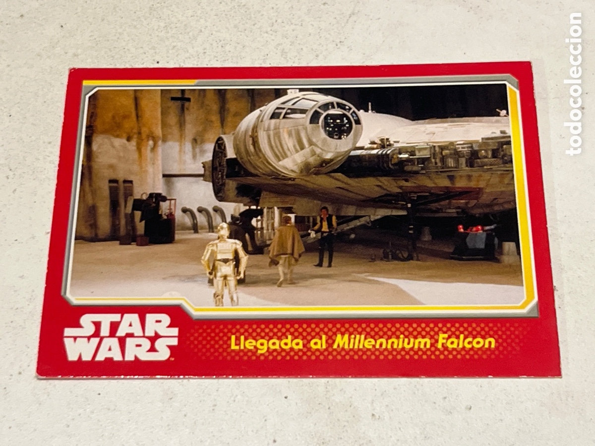 Trading cards: Cromo Carta Star Wars N&ordm; 16 Una Nueva Esperanza Topps El Viaje Hacia El Despertar De La Fuerza