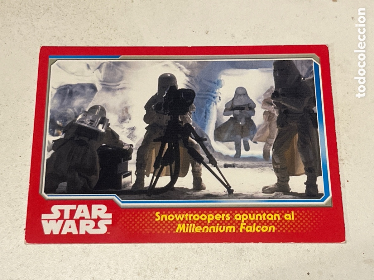Trading cards: Cromo Carta Star Wars N&ordm; 64 El Imperio contraataca Topps El Viaje Hacia El Despertar De La Fuerza