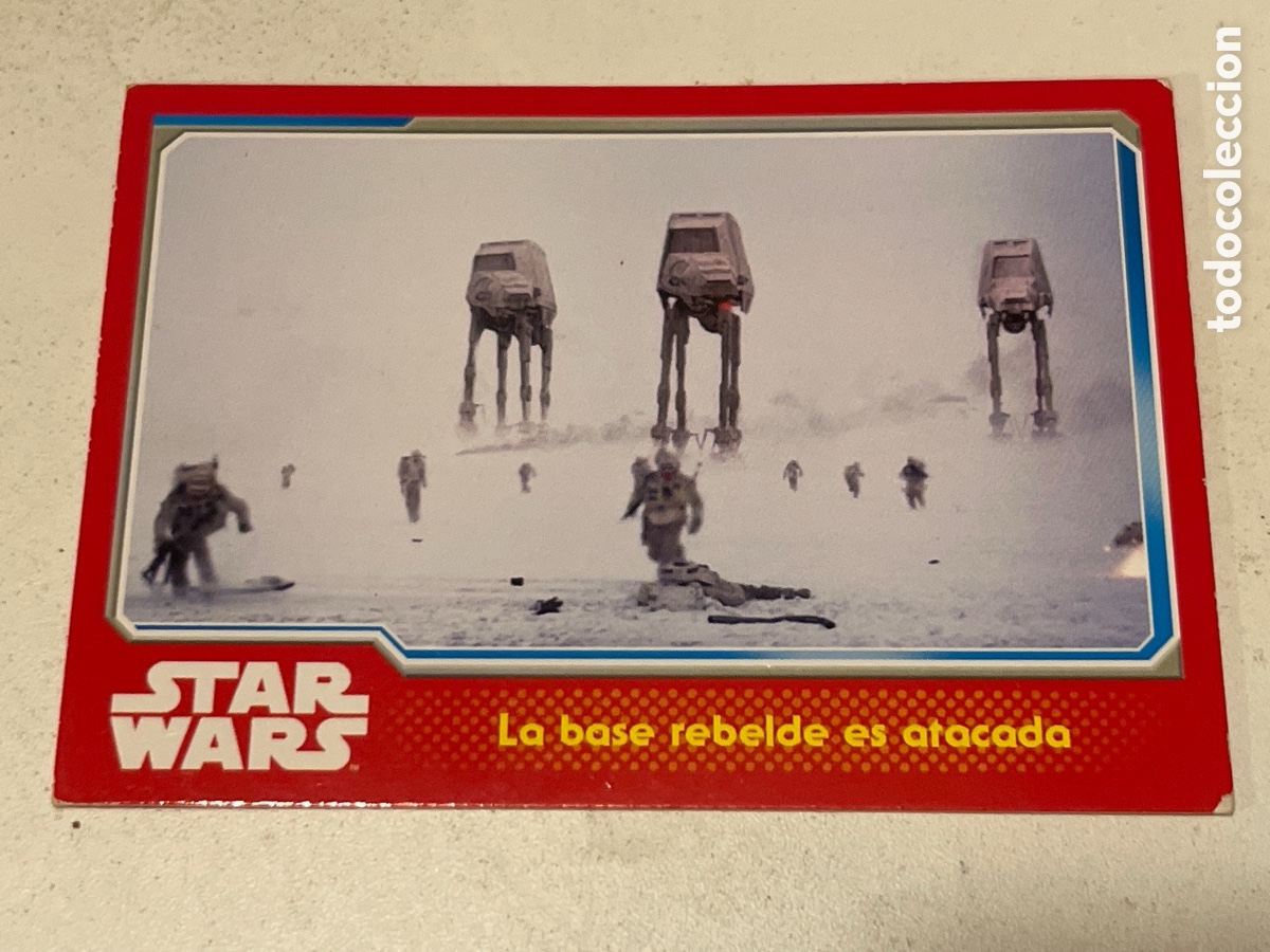 Trading cards: Cromo Carta Star Wars N&ordm; 62 El Imperio contraataca Topps El Viaje Hacia El Despertar De La Fuerza