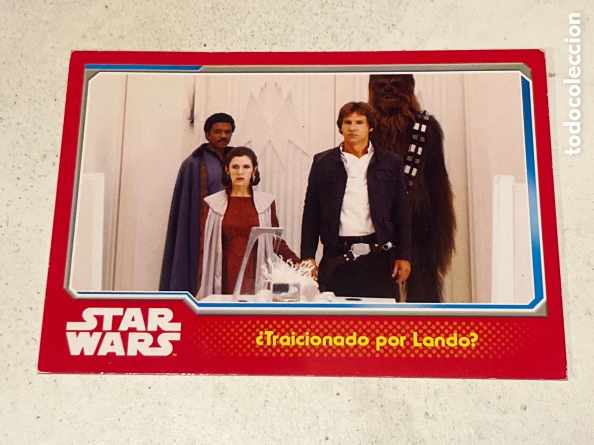 Trading Cards: Cromo Carta Star Wars N&ordm; 81 El Imperio contraataca Topps El Viaje Hacia El Despertar De La Fuerza
