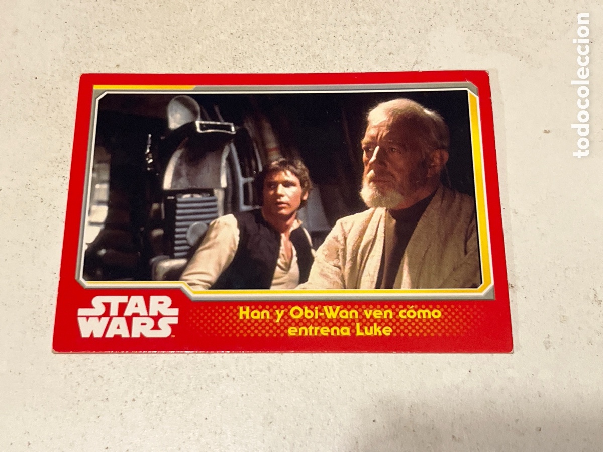 Trading Cards: Cromo Carta Star Wars N&ordm; 19 Una Nueva Esperanza Topps El Viaje Hacia El Despertar De La Fuerza