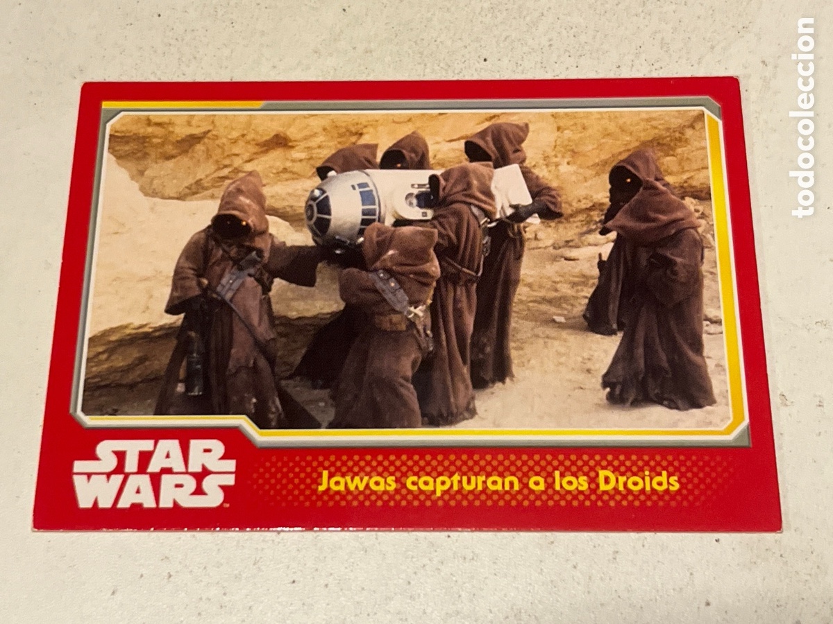 Trading Cards: Cromo Carta Star Wars N&ordm; 6 Una Nueva Esperanza Topps El Viaje Hacia El Despertar De La Fuerza