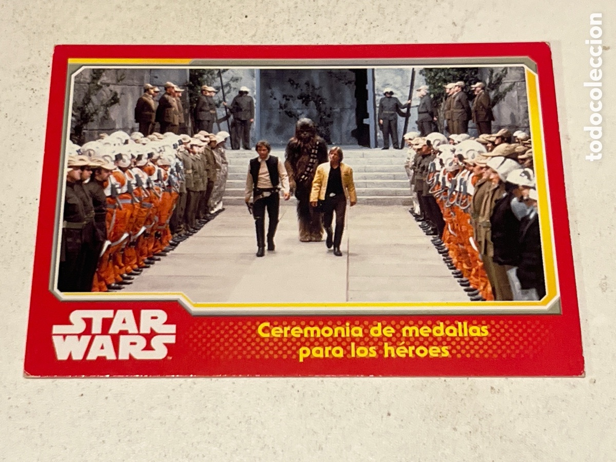 Trading Cards: Cromo Carta Star Wars N&ordm; 47 Una Nueva Esperanza Topps El Viaje Hacia El Despertar De La Fuerza