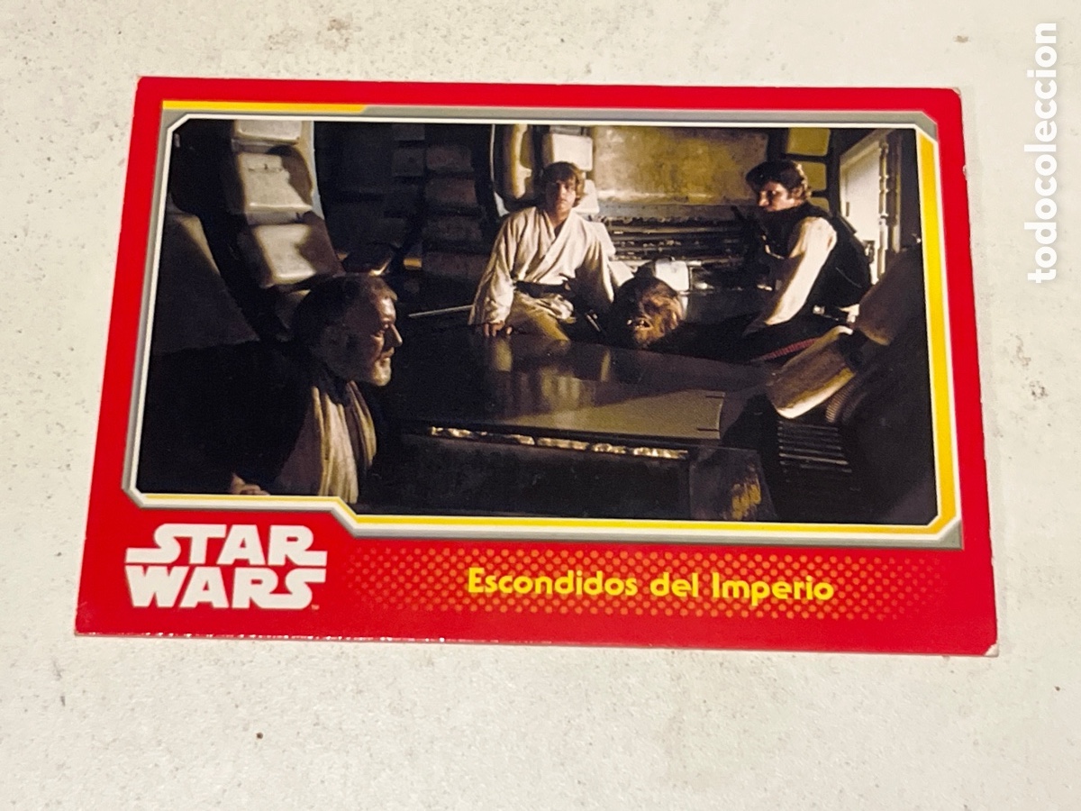 Trading cards: Cromo Carta Star Wars N&ordm; 23 Una Nueva Esperanza Topps El Viaje Hacia El Despertar De La Fuerza