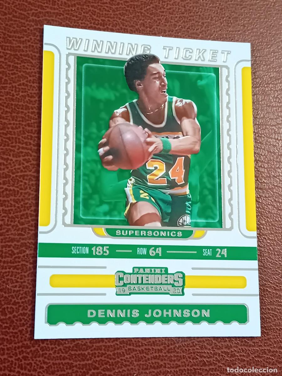 Trading cards: Card 18 Dennis Johnson Contenders 2019-20 Winning Ticket Seattle Supersonics