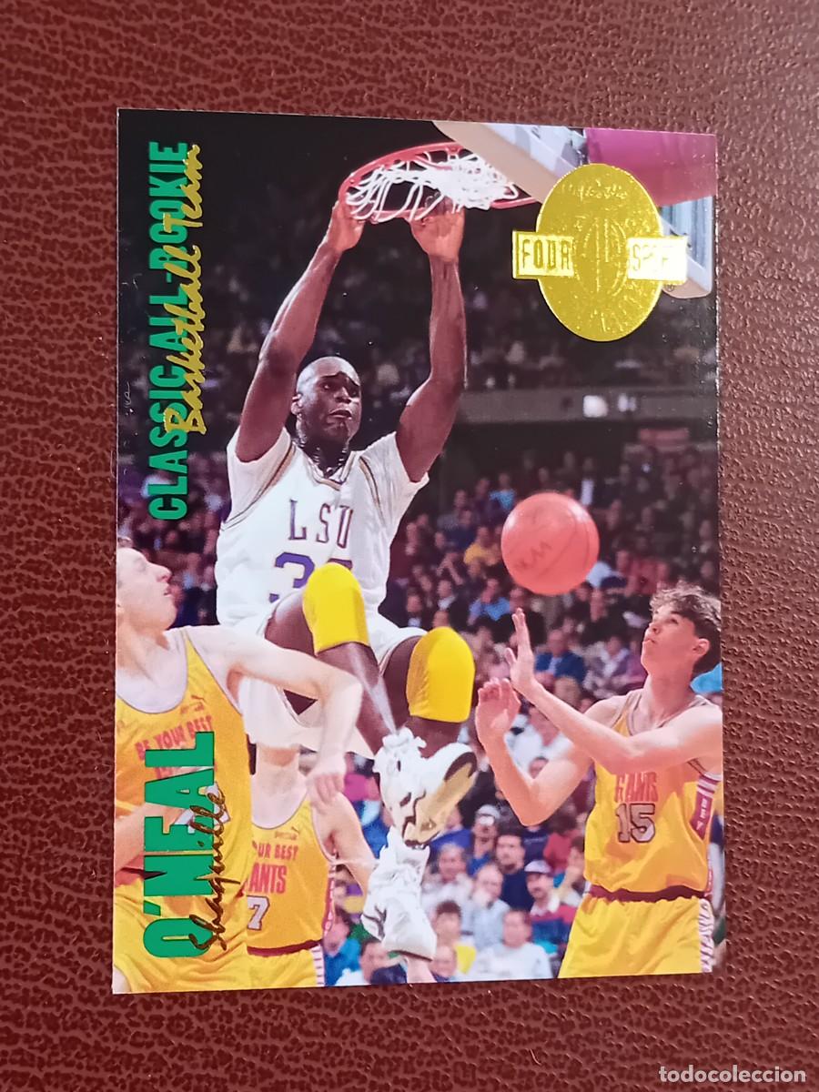 Trading cards: Rookie Card 315 Shaquille O'Neal Classic 1993 Four Sport Gold Parallel