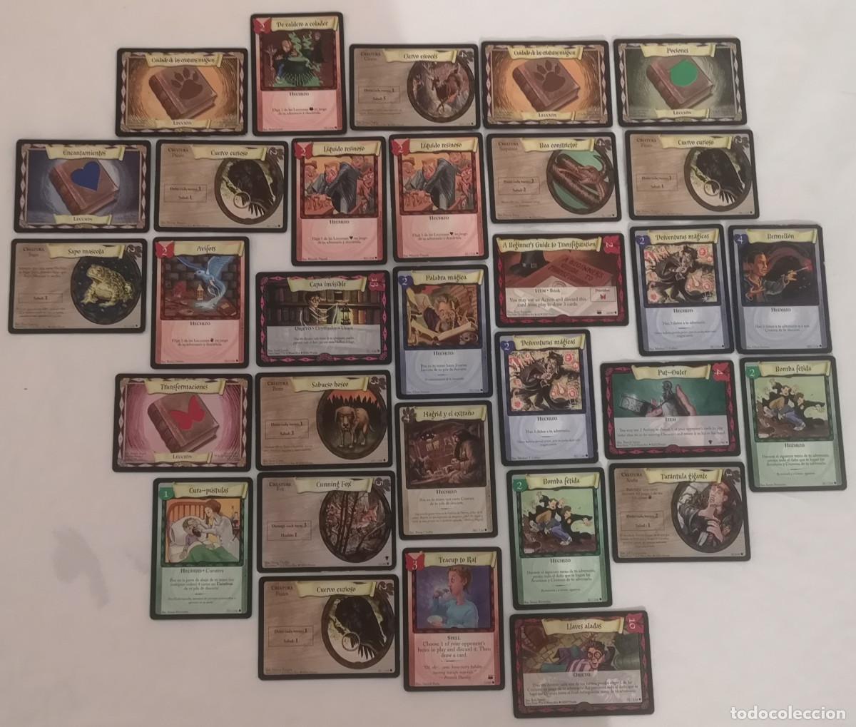 Trading cards: TCG LOTE CARTAS HARRY POTTER 2001