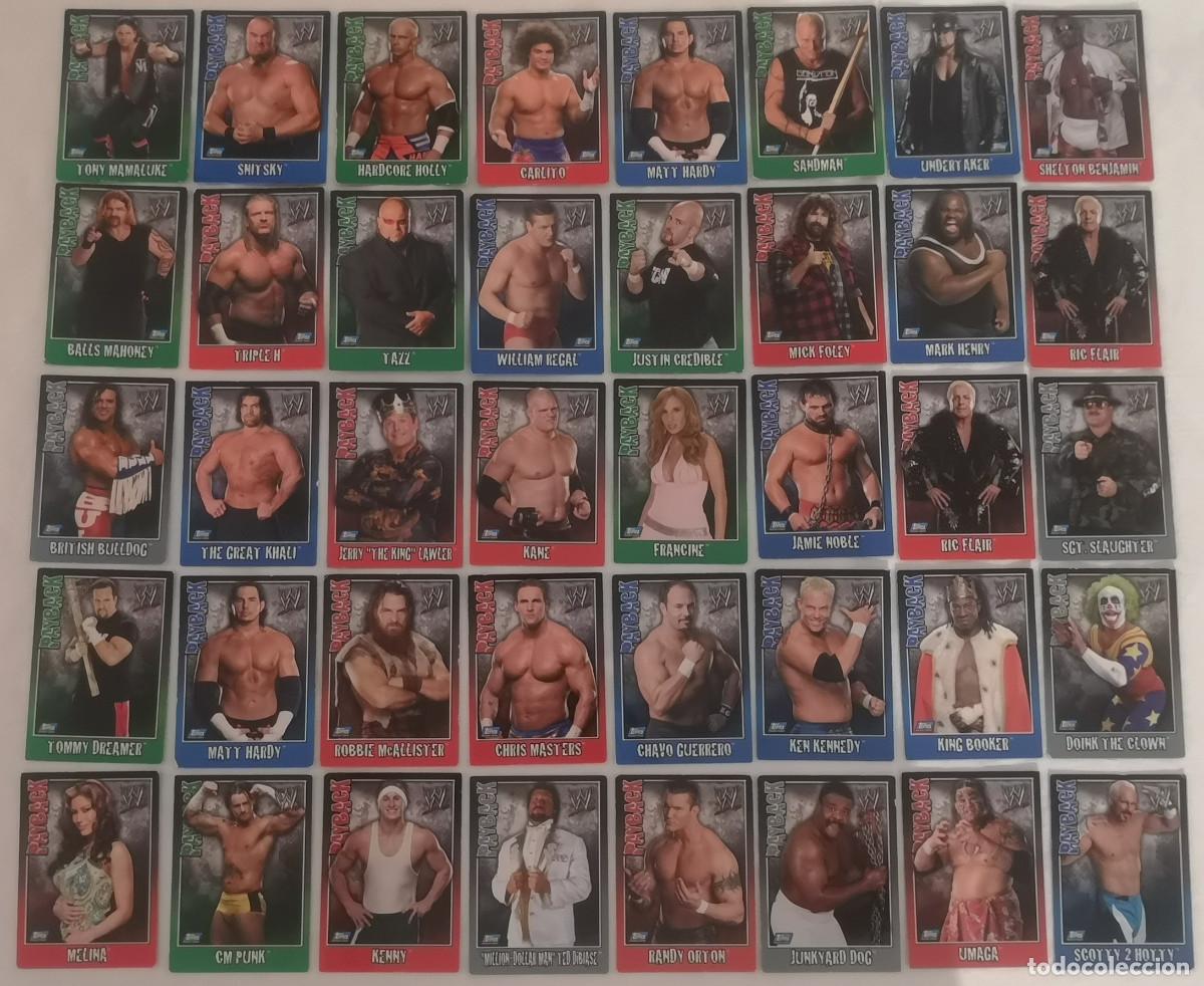 Trading cards: TCG LOTE CARTAS WWE PAYBACK 2007