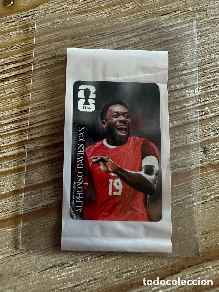 Trading cards: ALPHONSO DAVIES CANADA COCA COLA CC7 WORLD CUP 2026 USA CAN MEX MUNDIAL 26 PANINI