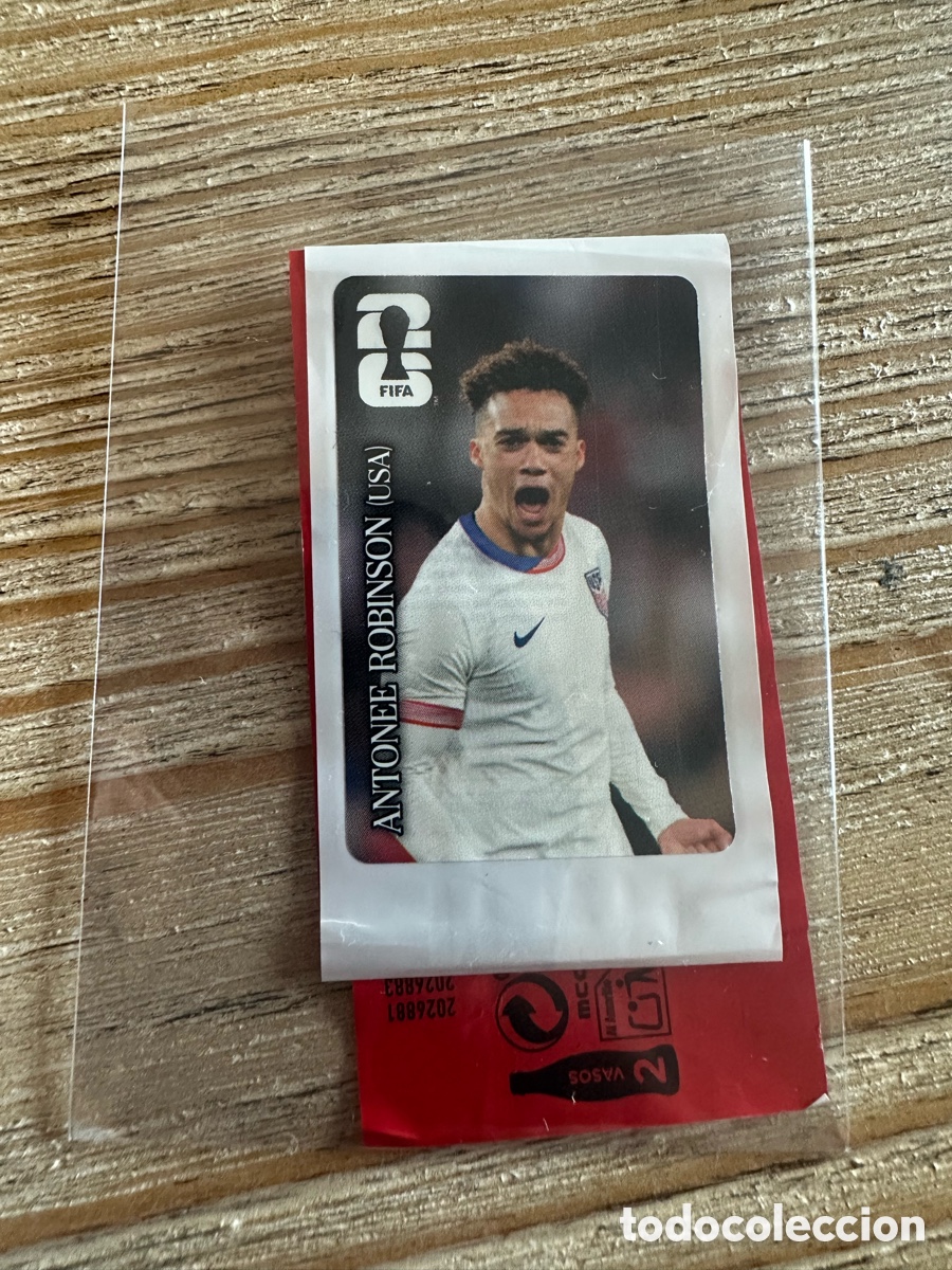 Trading cards: ANTONEE ROBINSON USA COCA COLA CC12 WORLD CUP 2026 USA CAN MEX MUNDIAL 26 PANINI