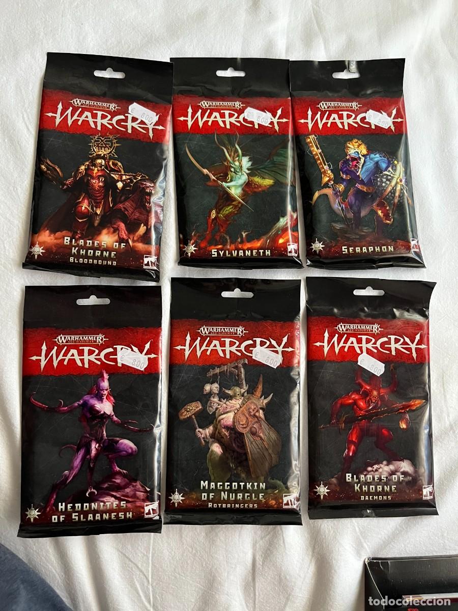 Trading cards: WARHAMMER WARCRY PACK DE 6 SOBRES NUEVOS - TCG KREATEN CARTAS NAIPES