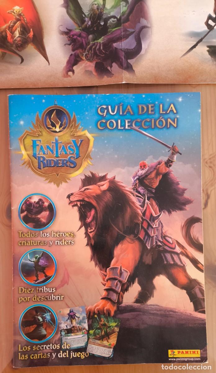 Trading cards: FANTASY RIDERS PANINI , GUIA DE LA COLECCION Y CAMPO DE JUEGO CON MAPA