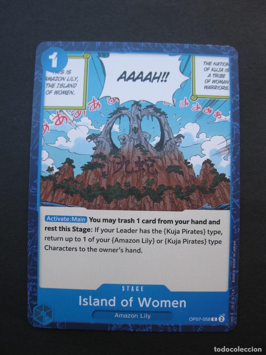 Trading cards: CARTA - ONE PIECE - TRADING CARD - ISLAND OF WOMEN - EN INGL&Eacute;S - BANDAI.