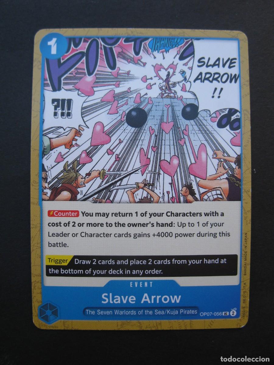 Trading cards: CARTA - ONE PIECE - TRADING CARD - SLAVE ARROW - EN INGL&Eacute;S - BANDAI.
