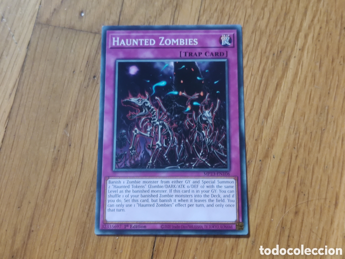 Trading cards: Carta Haunted Zombies (Reservada)