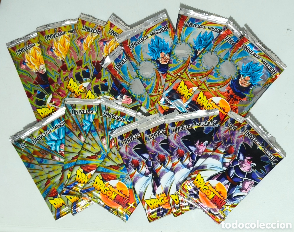 Trading cards: Dragon ball. Universe Mission. 21 sobres