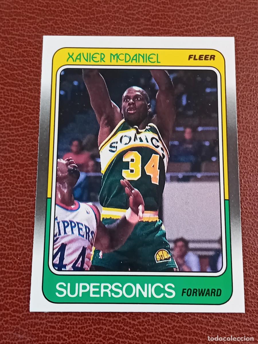 Trading cards: Card 108 Xavier McDaniel Seattle Supersonics Fleer 1988-89