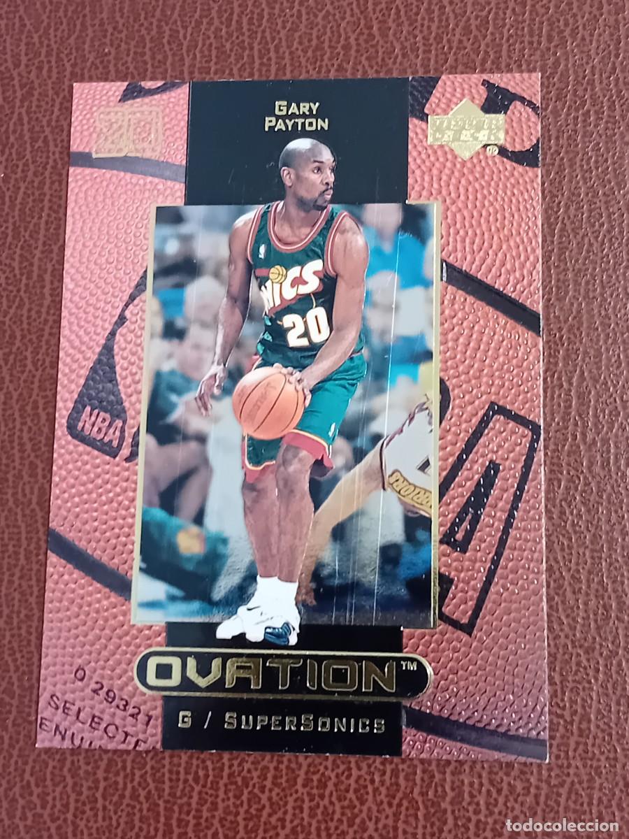 Trading cards: Card 51 Gary Payton Supersonics Upper Deck Ovation 1999