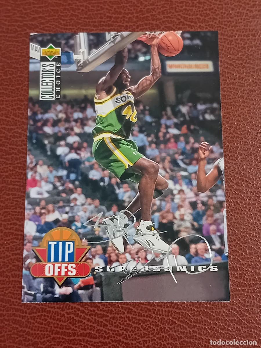 Trading cards: Card 190 Shawn Kemp Upper Deck 1994-95 Supersonics Silver Script