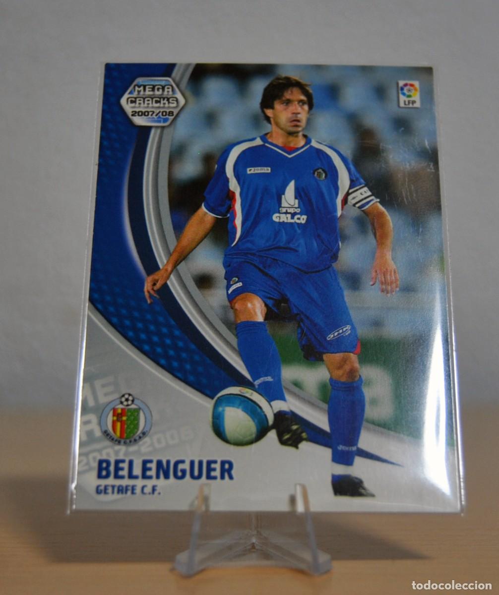 Trading cards: Belenguer, n&ordm;131 (C.F. Getafe). Colecci&oacute;n Cromos MegaCracks 2007-2008. Panini.
