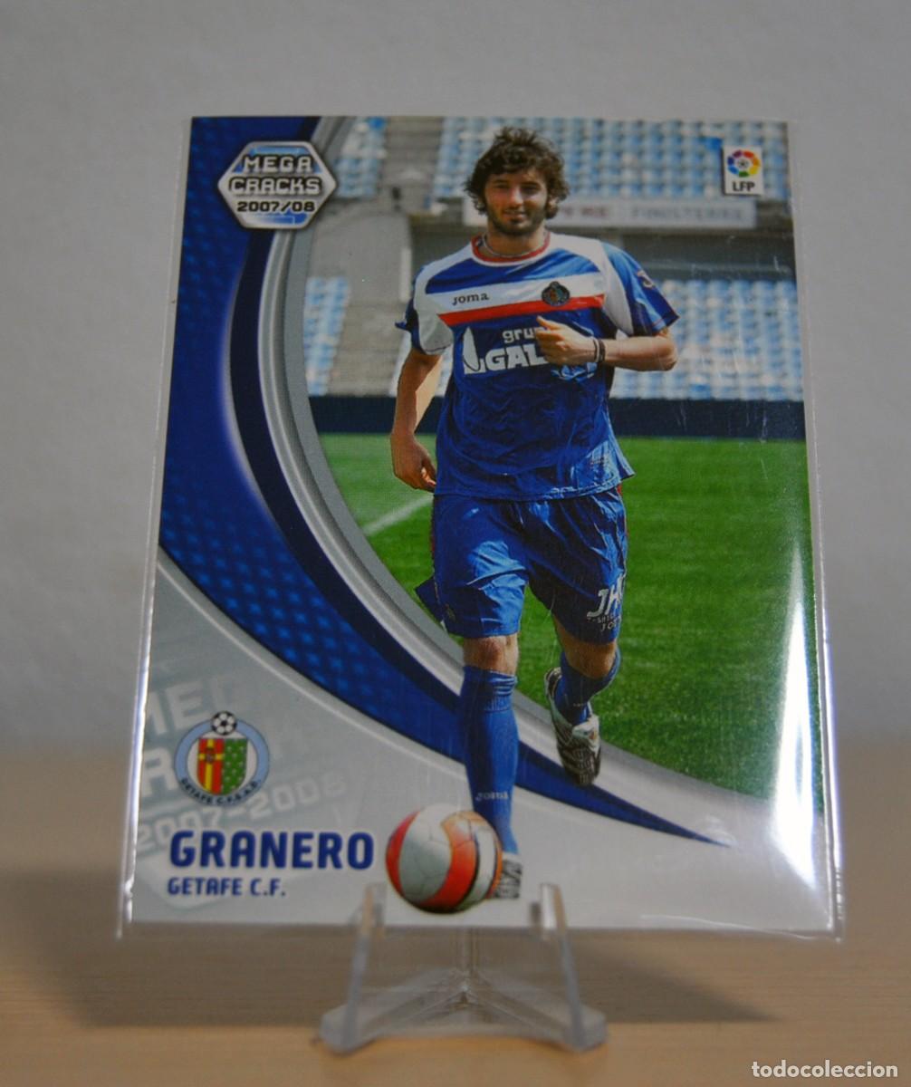 Trading cards: Granero, n&ordm;136 BIS (C.F. Getafe). Colecci&oacute;n Cromos MegaCracks 2007-2008. Panini.