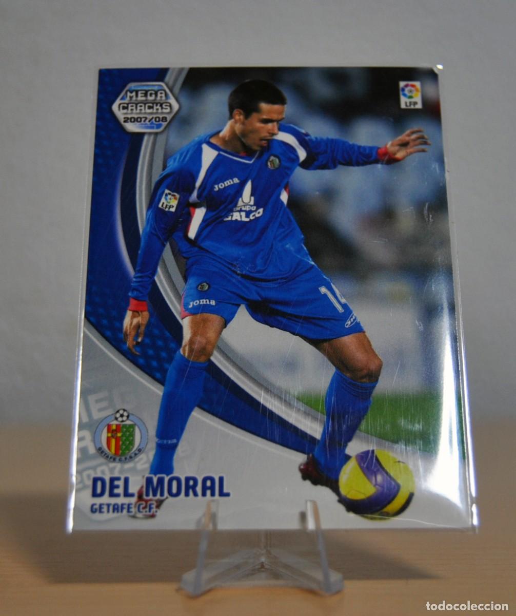 Trading cards: Del Moral, n&ordm;143 (C.F. Getafe). Colecci&oacute;n Cromos MegaCracks 2007-2008. Panini.